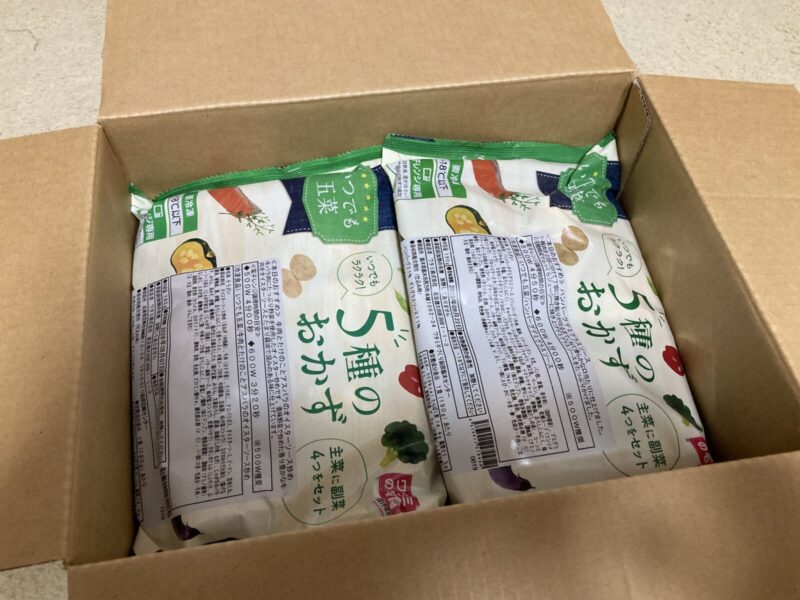 ワタミの宅食ダイレクト「いつでも五菜」梱包開封
